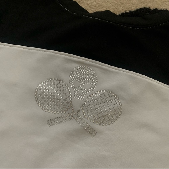 DTL Sportswear Skull & Racket Rhinestone Tennis Tops - Picture 4 of 10